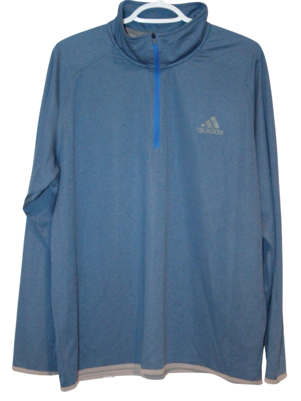 2/$40 🏷 Adidas Blue 1/4 Zip Pullover Size XL